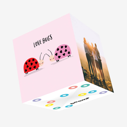 Love Bugs Confetti-exploding Greetings Card