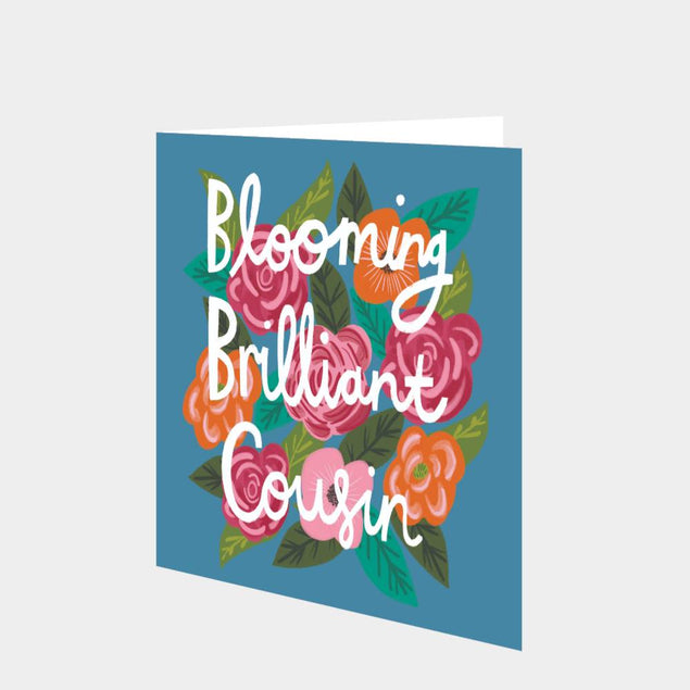 Blooming Brilliant Cousin Card