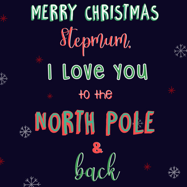 Merry Christmas Stepmum Card