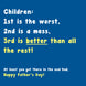 First is the Worst Father's Day Card