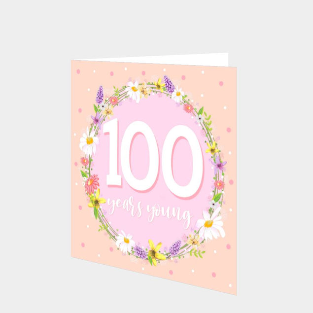 100 Years Young Card