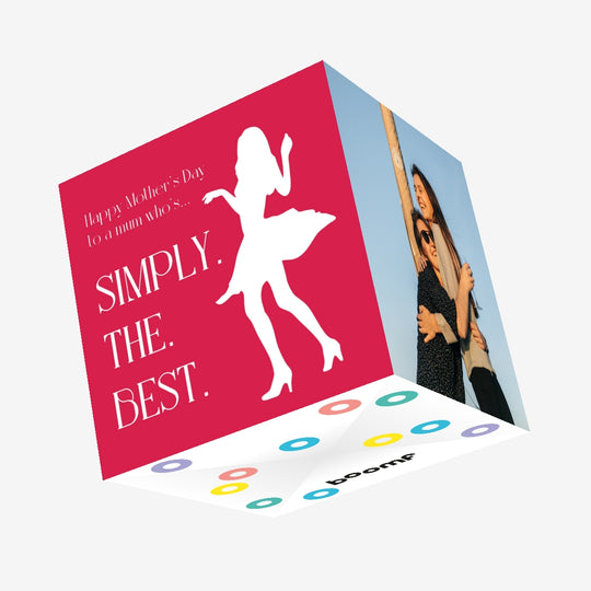 Mum Simply The Best Confetti-exploding Greetings Card