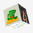 Happy Birthday Leprechaun Hat And Coins St. Patrick's Day Confetti-exploding Greetings Card