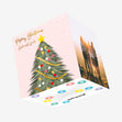 Merry Christmas Aunt And Uncle Festive Christmas Tree Confetti-exploding Greetings Card