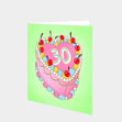 30 Birthday Cake Card