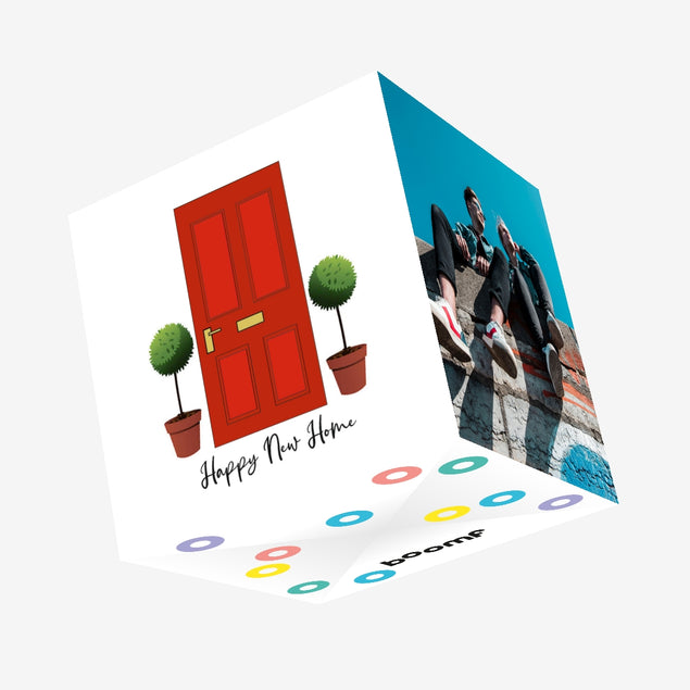 Happy New Home Confetti-exploding Greetings Card