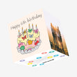 All The Icing 6th Birthday Cake Confetti-exploding Greetings Card