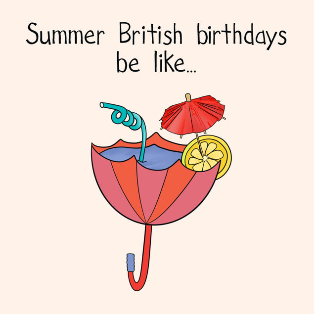 Summer British Birthdays  - 1