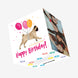 Pug With Baloons Happy Birthday To My Awesome Mum Confetti-exploding Greetings Card