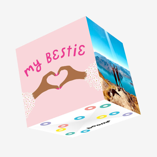 My Bestie Confetti-exploding Greetings Card