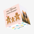 Happy First Christmas Mummy Daddy Confetti-exploding Greetings Card