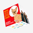 Merry Christmas Hope You're Feeling Better Soon Funny Chihuahua Confetti-exploding Greetings Card