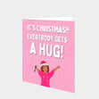 Oprah Everybody Gets A Hug! Christmas Card