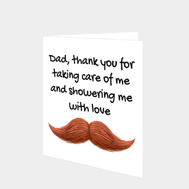 Father's Day Moustache Card