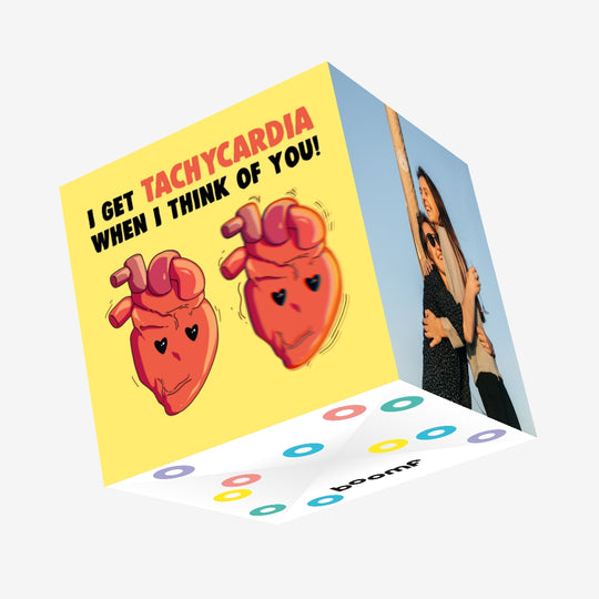 I Get Tachycardia When I Think Of You Valentine's Day Confetti-exploding Greetings Card