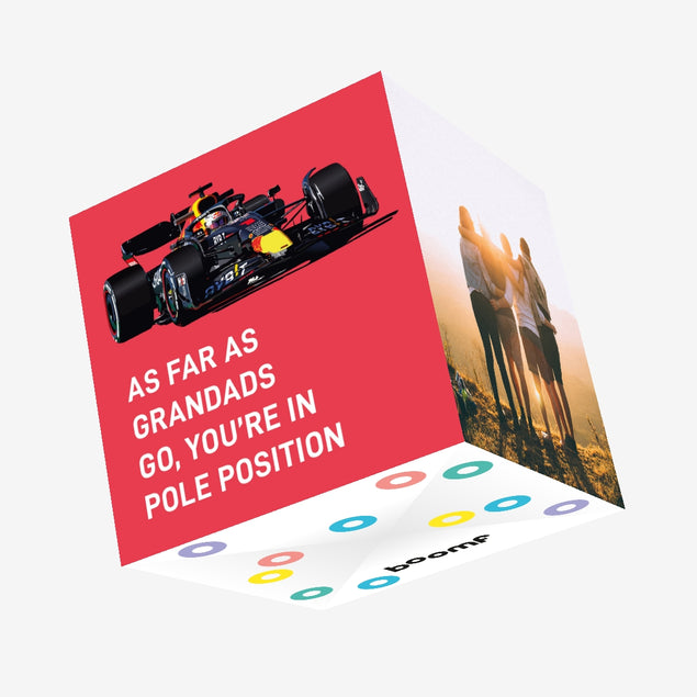Formula 1 Max Verstappen Confetti-exploding Greetings Card