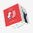 Happy Valentine's Day Life Would Sock Without You Confetti-exploding Greetings Card