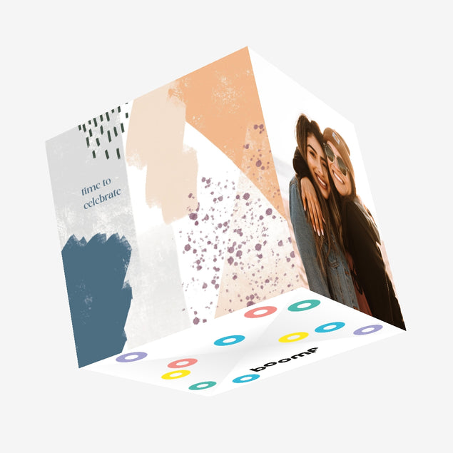 Time To Celebrate Confetti-exploding Greetings Card
