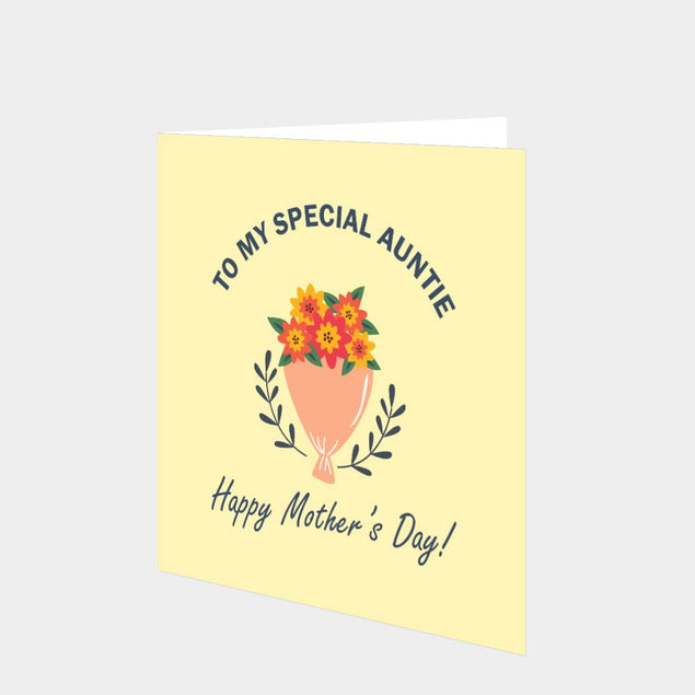 Special Auntie Mothers Day Card