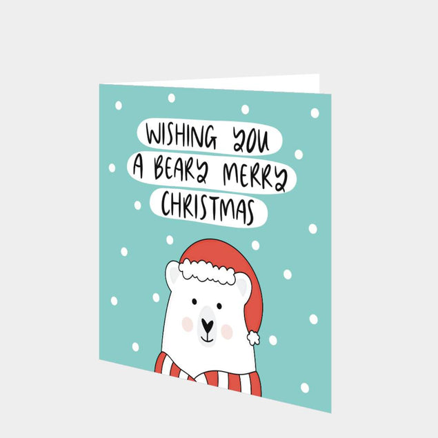 Wishing You a Beary Merry Christmas Card