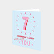 Seven Wonderful Years Of You Card