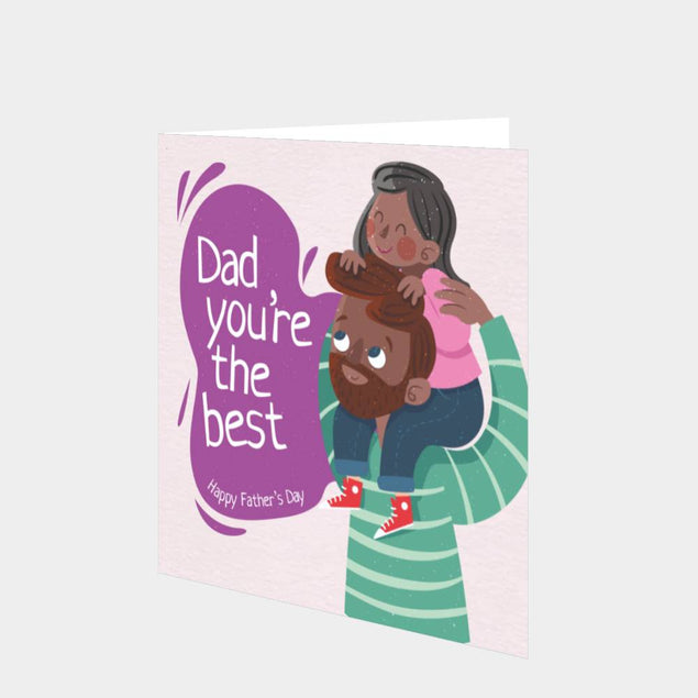 Dad You're The Best 2 Card