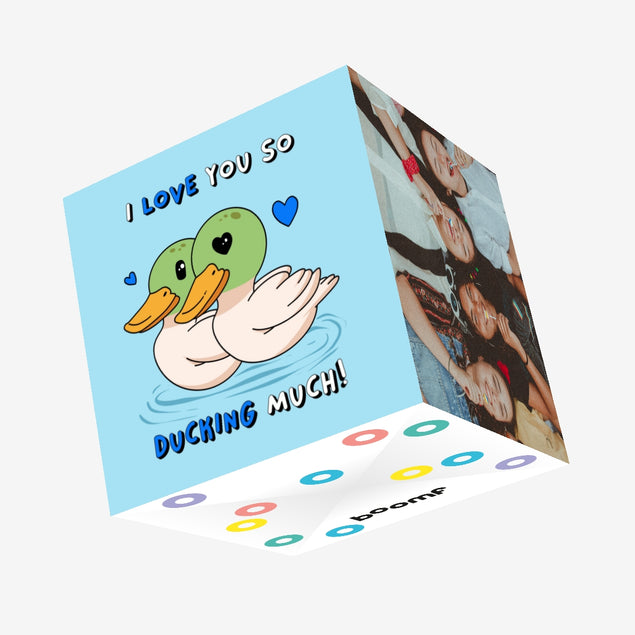 I Love You So Ducking Much Valentine's Day Confetti-exploding Greetings Card