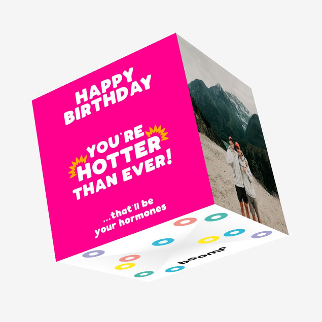 Hotter Than Ever Confetti-exploding Greetings Card