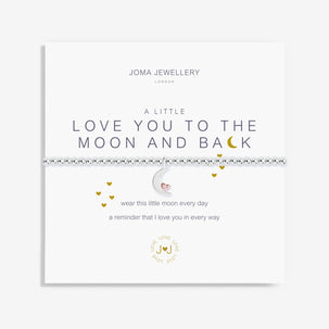 Joma Jewellery 'Moon and Back' Charm Bracelet
