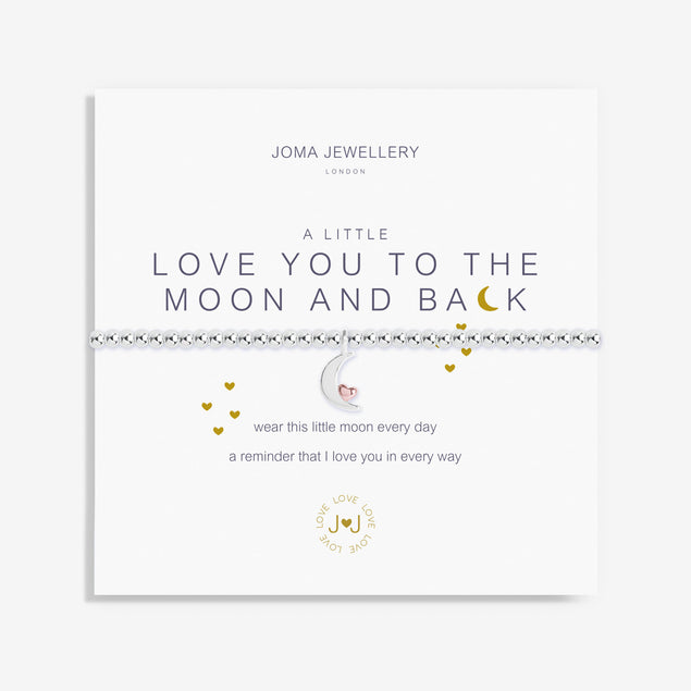 Joma Jewellery 'Moon and Back' Charm Bracelet