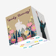 Speedy Recovery Rabbit Confetti-exploding Greetings Card