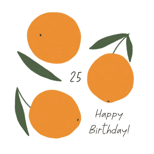 Simply Oranges Happy 25th Birthday