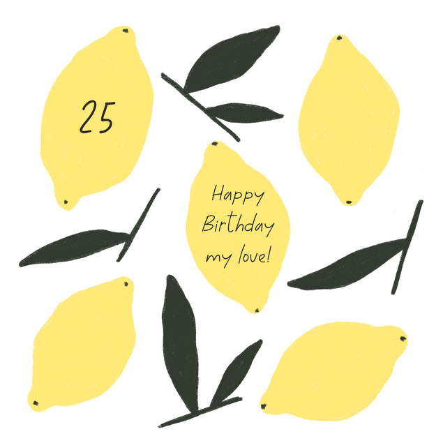 Simply Lemons Happy 25th Birthday My Love