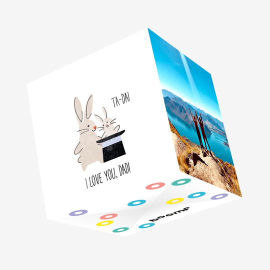 I Love You Dad Ta-Da Confetti-exploding Greetings Card