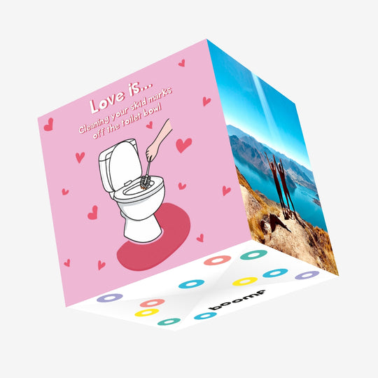 Skid Marks Valentine's Day Confetti-exploding Greetings Card