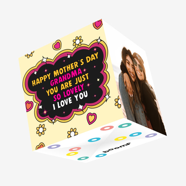 To The Lovely Grandma Mother's Day Confetti-exploding Greetings Card