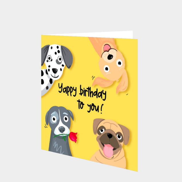 Yappy Birthday to you Card