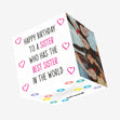 Best Sister In The World Confetti-exploding Greetings Card