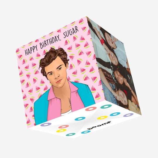 Happy Birthday Sugar Confetti-exploding Greetings Card