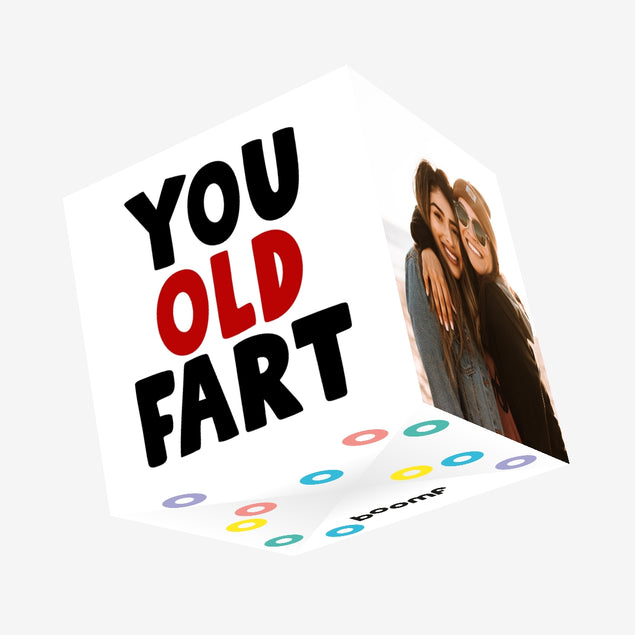 Rude Old Fart Confetti-exploding Greetings Card