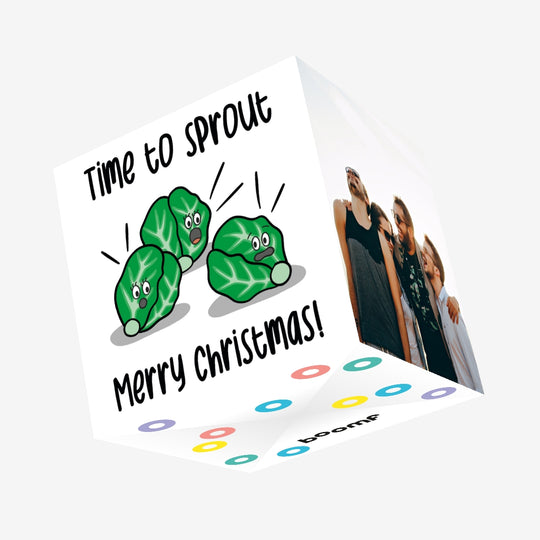 Time To Sprout Confetti-exploding Greetings Card