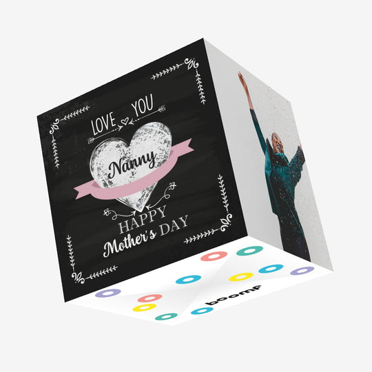 Love You Nanny Confetti-exploding Greetings Card
