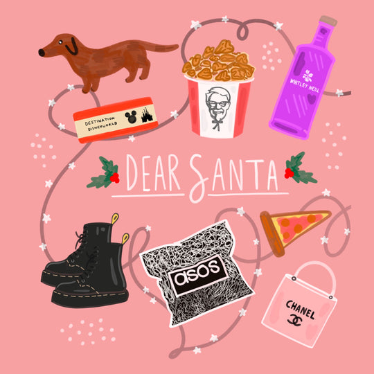 Dear Santa Christmas Card