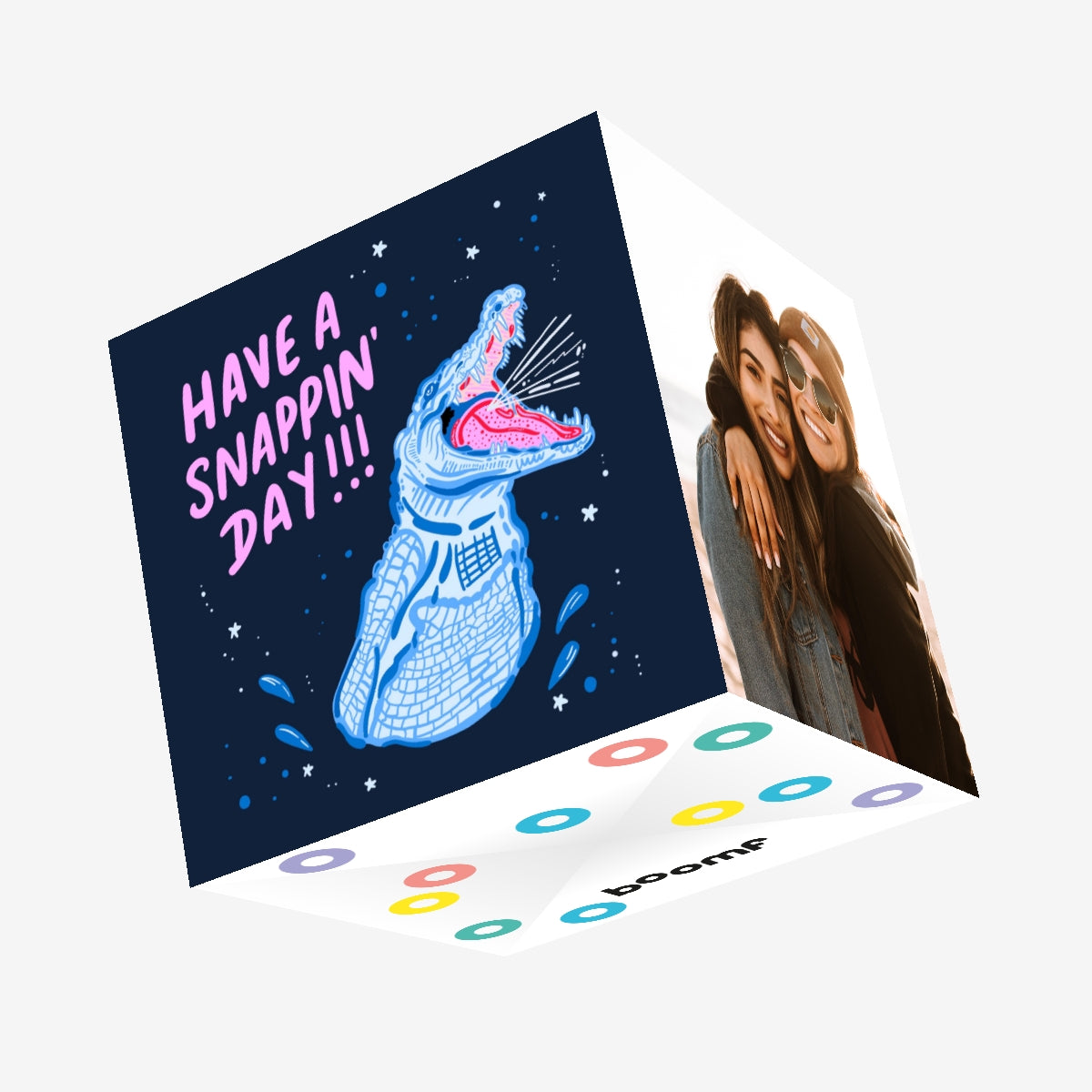 Crocodile Snappin' Birthday Confetti-exploding Greetings Card – Boomf