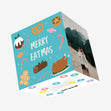 Merry Eatmas Christmas Confetti-exploding Greetings Card