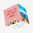 I Want To Lick Your Face Funny Labrador Confetti-exploding Greetings Card