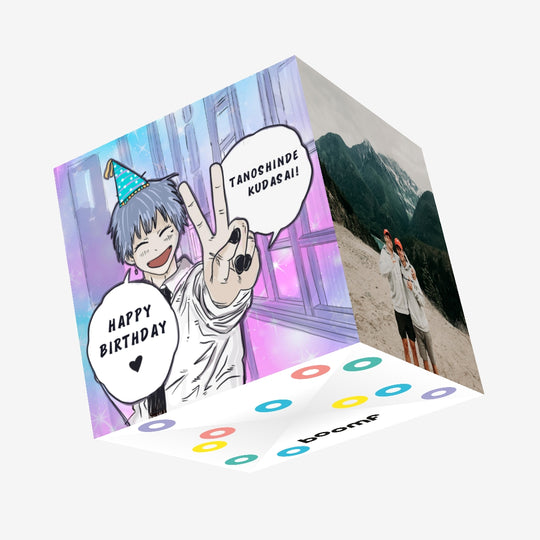 Buy Anime Inspired Birthday Card DS Birthday Card Anime Online in India -   in 2023