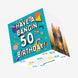 Geometric Shapes Have A Bangin' 50th Birthday Confetti-exploding Greetings Card