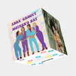 Abba' Groovy Mother's Day Bomb 3D Cube Card