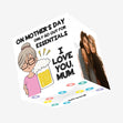 Happy Mother's Day Go Out For Essentials Love You Mum Confetti-exploding Greetings Card